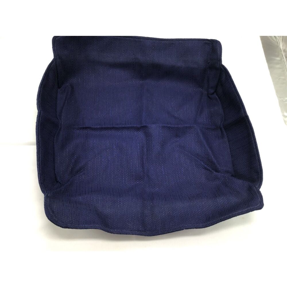 Longaberger Basket Liner Small Serving Tray Indigo Blue Farmhouse Cottagecore 07